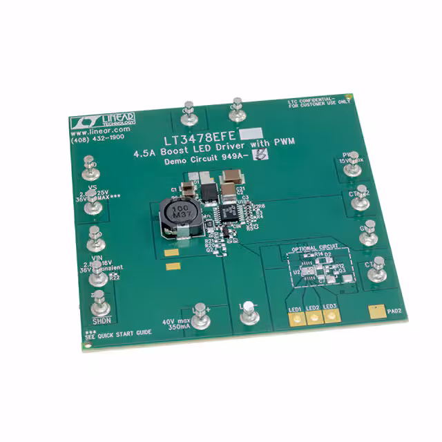 DC949A-B Analog Devices Inc.  Cartes d'évaluation - Pilotes LED